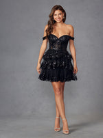Allesia Mini Dress...Black