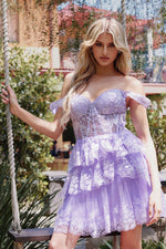 Allesia Mini Dress.....Lilac