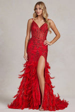Flamingo Nights...Slit Red