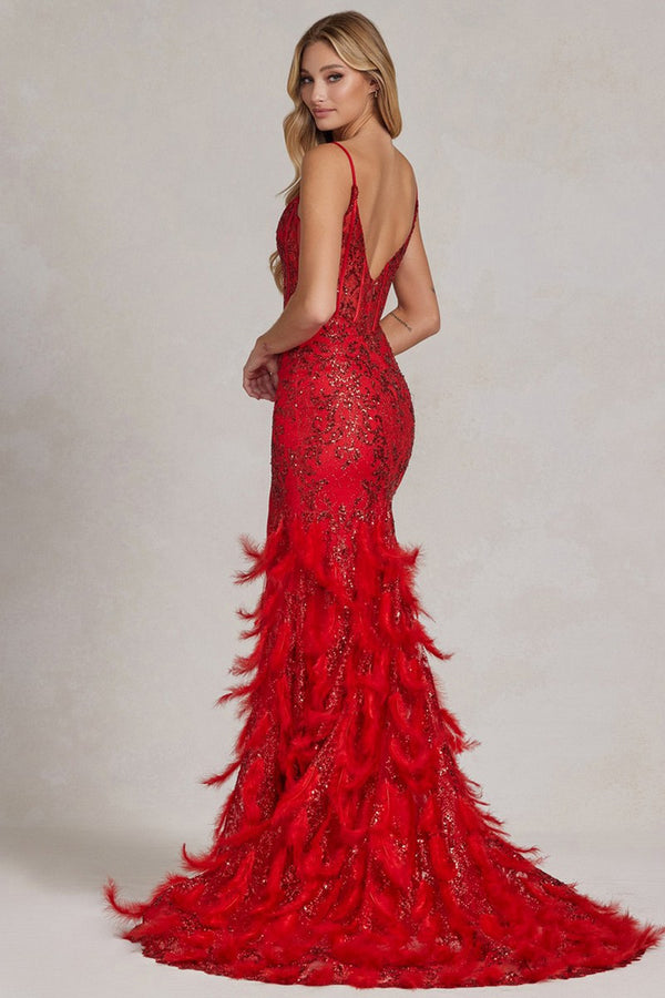 Flamingo Nights...Slit Red