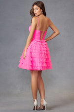 Gigi Mini Dress... Neon Pink