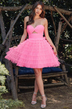 Gigi Mini Dress... Neon Pink