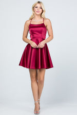 ALL THAT SHINES FIT AND FLARE DRESS