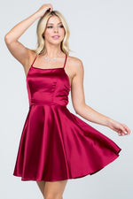 ALL THAT SHINES FIT AND FLARE DRESS