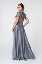 SILVER RUSH GOWN