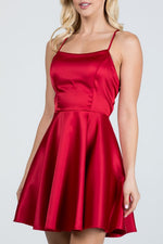 ALL THAT SHINES FIT AND FLARE DRESS
