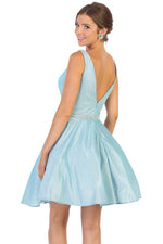 SIMPLE AND CHIC SHORT DRESS