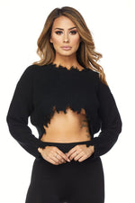 MY GO TO DISTRESSED CROP SWEATER