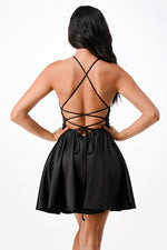 ALL THAT SHINES FIT AND FLARE DRESS