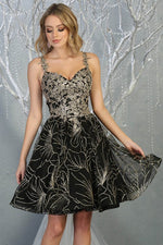 ALL THE GLITZ AND GLITTER SHORT DRESS