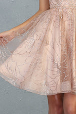 ALL THE GLITZ AND GLITTER SHORT DRESS