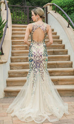 PICTURE PERFECT MULTICOLOR SEQUIN GOWN