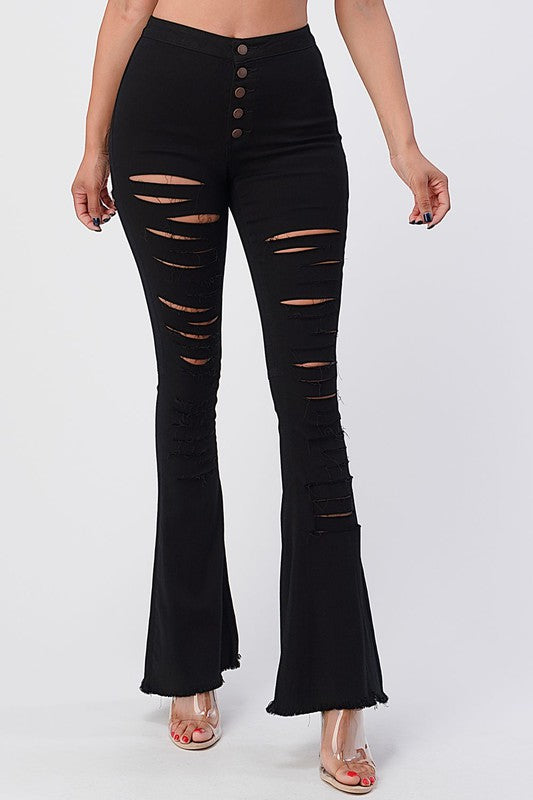 MY JEANS HIGH RISE WITH FLARE LEG