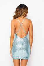 IT’S A SCORE SEQUIN BODY CON DRESS