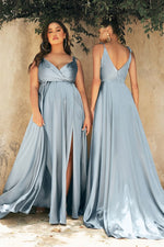 .Bridesmaids Satin Flare