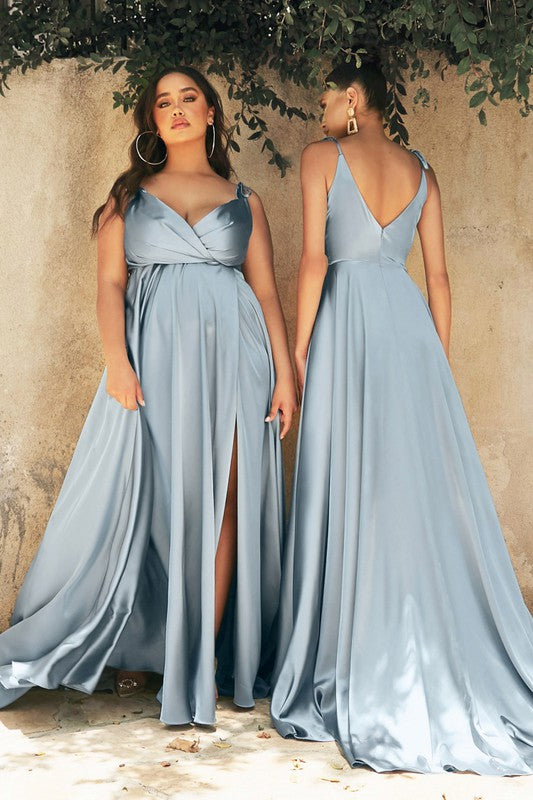 .Bridesmaids Satin Flare