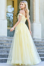 BE MY SUNSHINE OFF SHOULDER DRESS