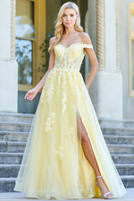 BE MY SUNSHINE OFF SHOULDER DRESS