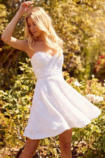 .Flirty White ..