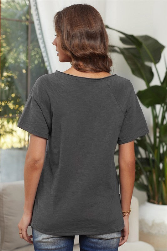 CASUAL FUN SOFT SHORT SLEEVE COTTON TEE