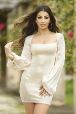 .My Juliet Sequin Mini Dress..