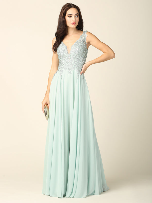 LOVELY IN LACE BRIDESMAID GOWN