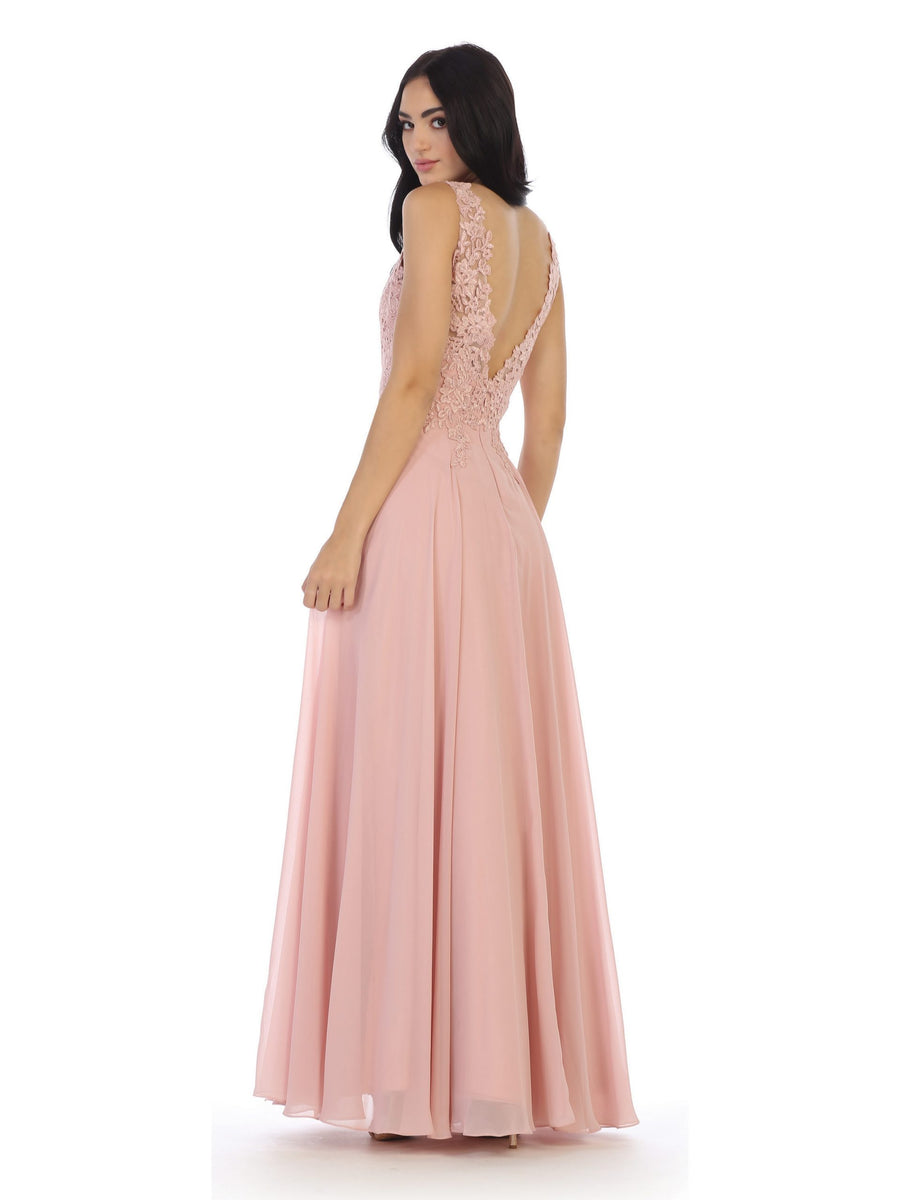 LOVELY IN LACE BRIDESMAID GOWN