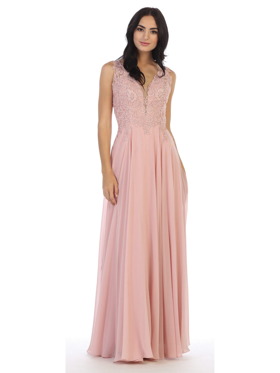 LOVELY IN LACE BRIDESMAID GOWN