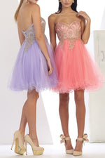 MISS BEDAZZLED HOMECOMING DRESS