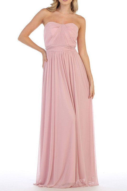 VERSATILE PERSONALITY BRIDESMAID GOWN