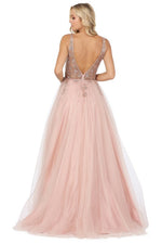 STORYBOOK EMBELLISHED BALL GOWN