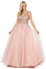 STORYBOOK EMBELLISHED BALL GOWN