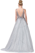 STORYBOOK EMBELLISHED BALL GOWN
