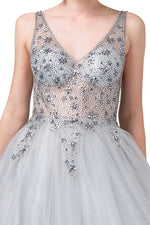 STORYBOOK EMBELLISHED BALL GOWN