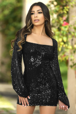 .My Juliet Sequin Mini Dress..