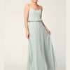 SIMPLE AND FLOWY BRIDESMAID CHIFFON GOWN