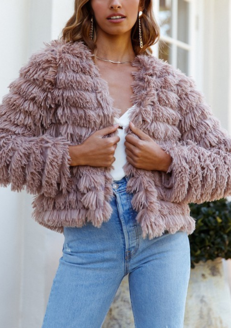 ALWAYS COZY FAUX FUR JACKET